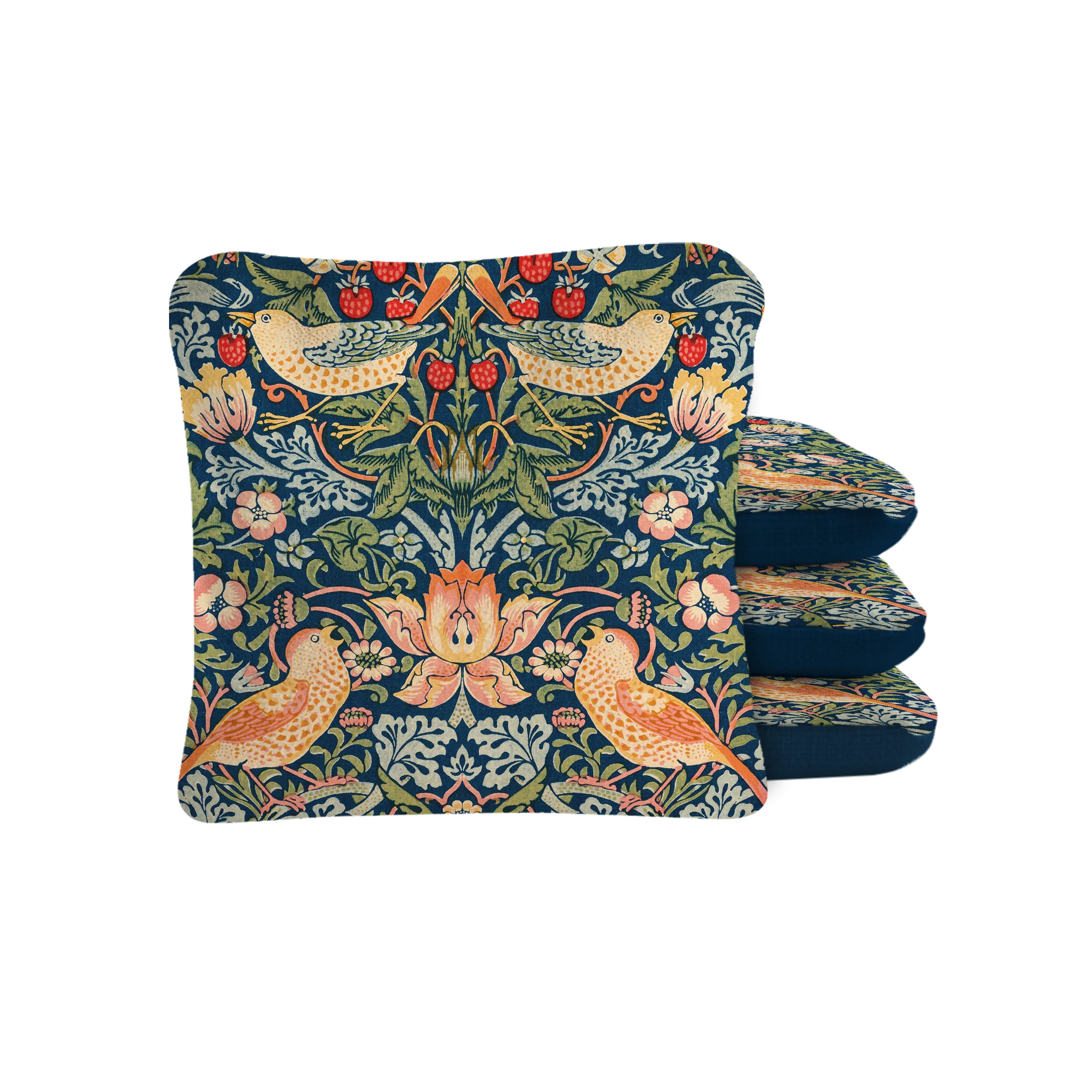 William Morris Strawberry Thief Synergy Pro Cornhole Bags