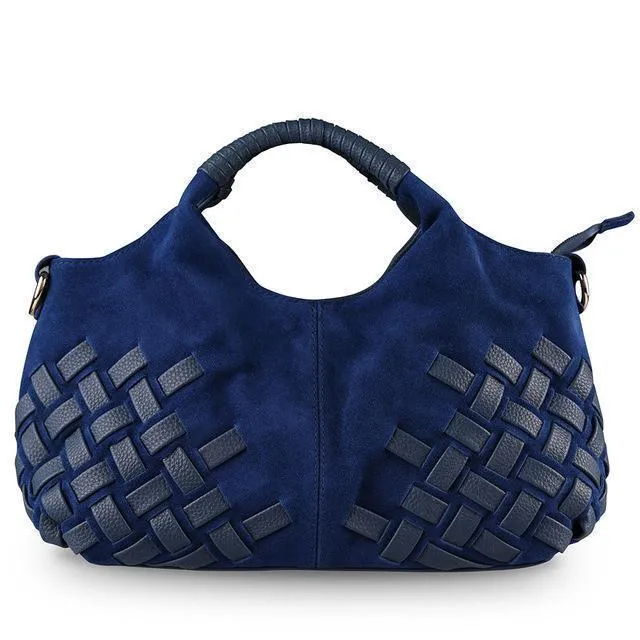 Women Bags Suede Leather Handbag Trendy Shoulder Bag